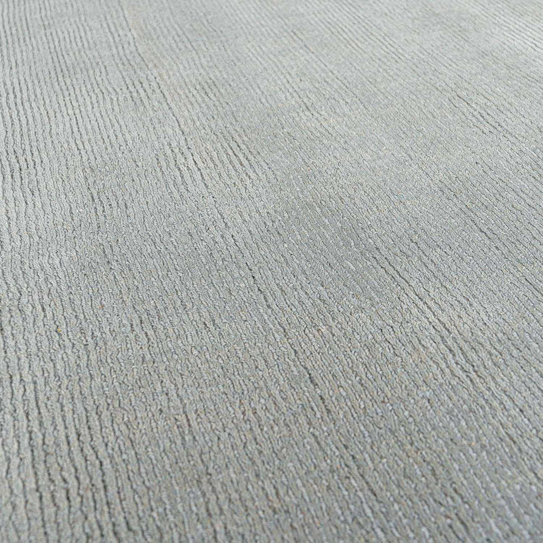 Blockton Modern Gray Solid Design Wool Area Rug - The Rug Decor