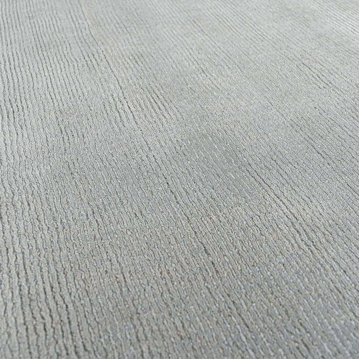 Blockton Modern Gray Solid Design Wool Area Rug - The Rug Decor