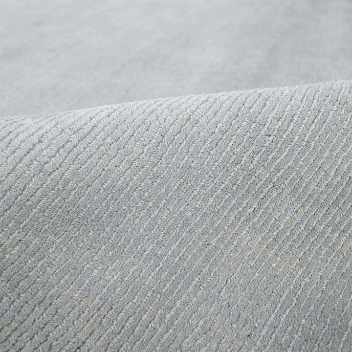Blockton Modern Gray Solid Design Wool Area Rug - The Rug Decor