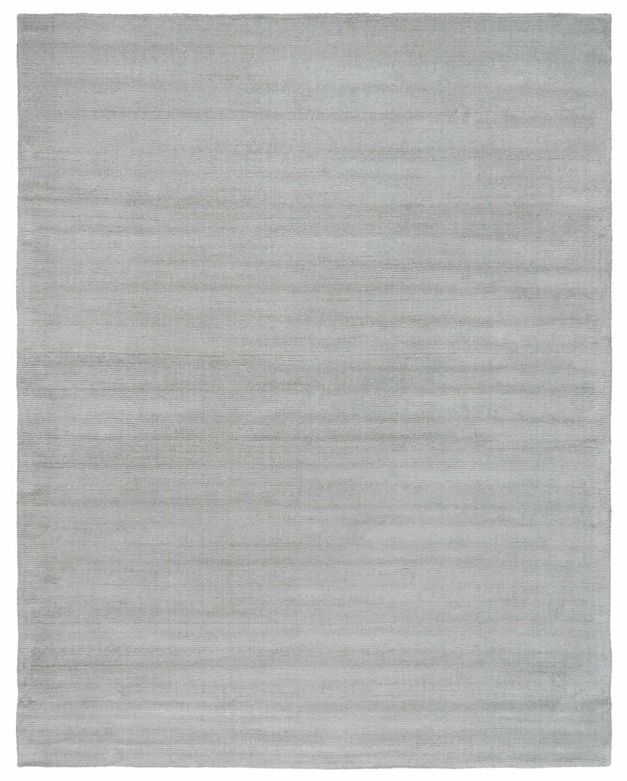 Blockton Modern Gray Solid Design Wool Area Rug - The Rug Decor