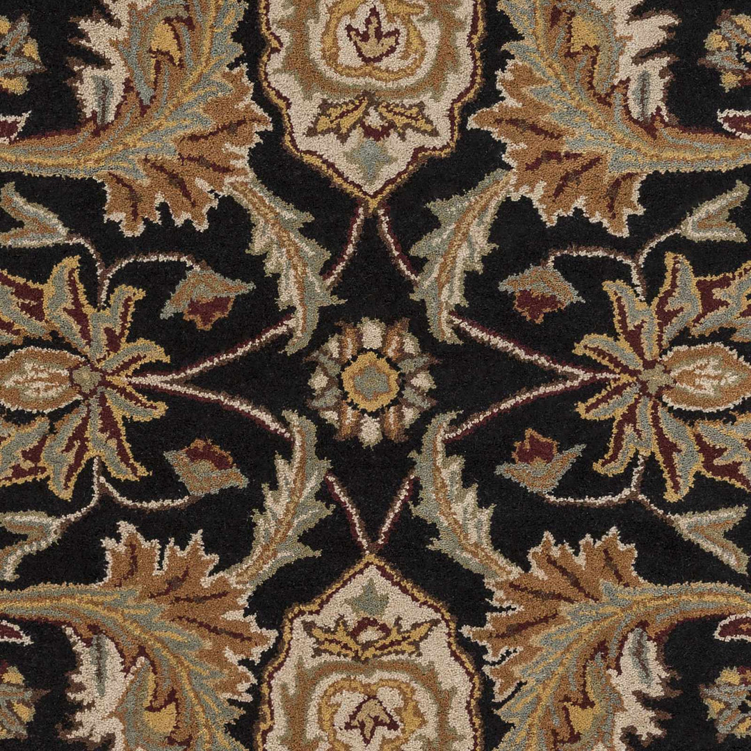 Blomkest Black And Beige Traditional Wool Rug - The Rug Decor