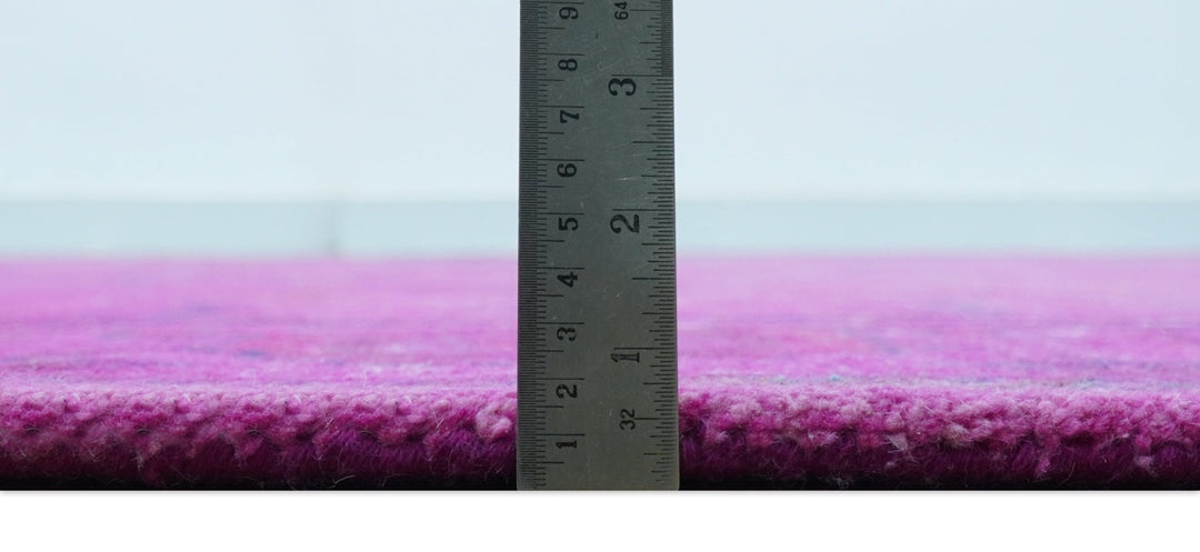 Bloom Overdyed Traditional Oushak Pink And Blue Hand Tufted Wool Rug - The Rug Decor