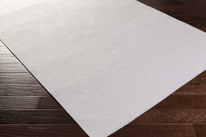 Blossom Silver Modern Solid Design Hand Woven Area Rug