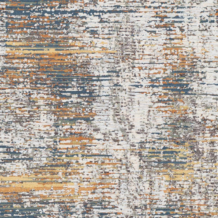 Blountville Modern Abstract Design Gray And Yellow Area Rug