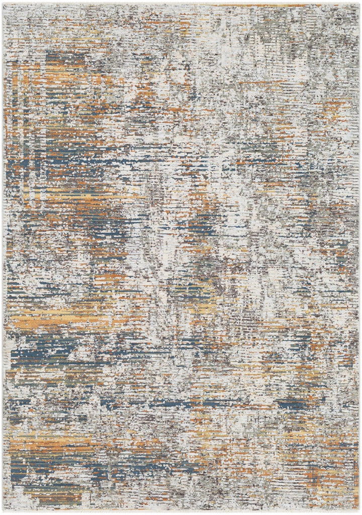 Blountville Modern Abstract Design Gray And Yellow Area Rug - The Rug Decor