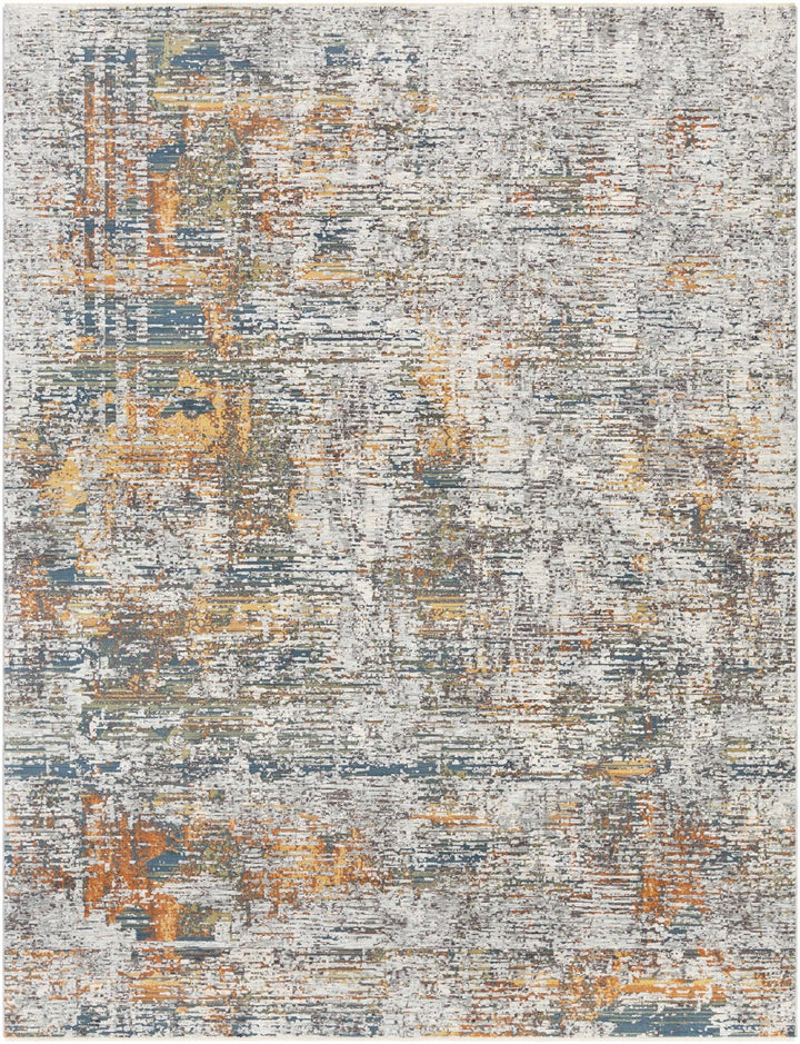 Blountville Modern Abstract Design Gray And Yellow Area Rug - The Rug Decor