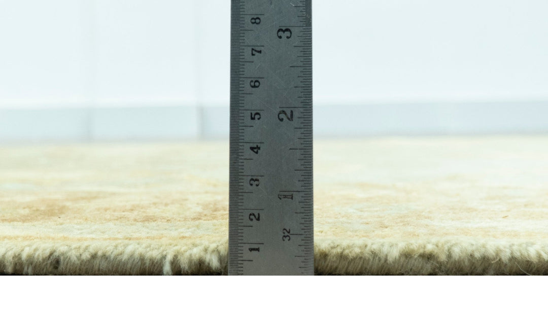 Blue And Brown Traditional Oushak Design 4x6 Hand Knotted Wool Area Rug - The Rug Decor