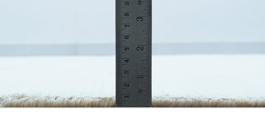 Blue Modern Solid Design Hand Loom 9x12 Art Silk Area Rug - The Rug Decor