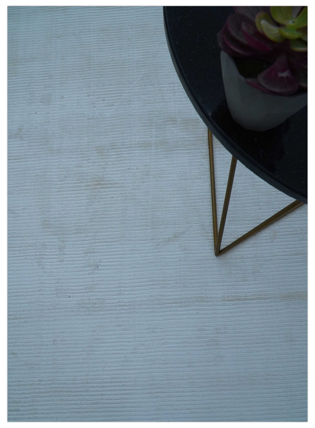 Blue Modern Solid Design Hand Loom 9x12 Art Silk Area Rug - The Rug Decor