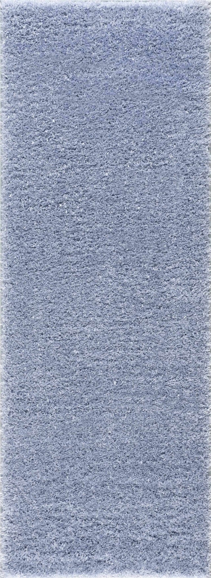 Blue Solid Plush Design Washable Area Rug - The Rug Decor