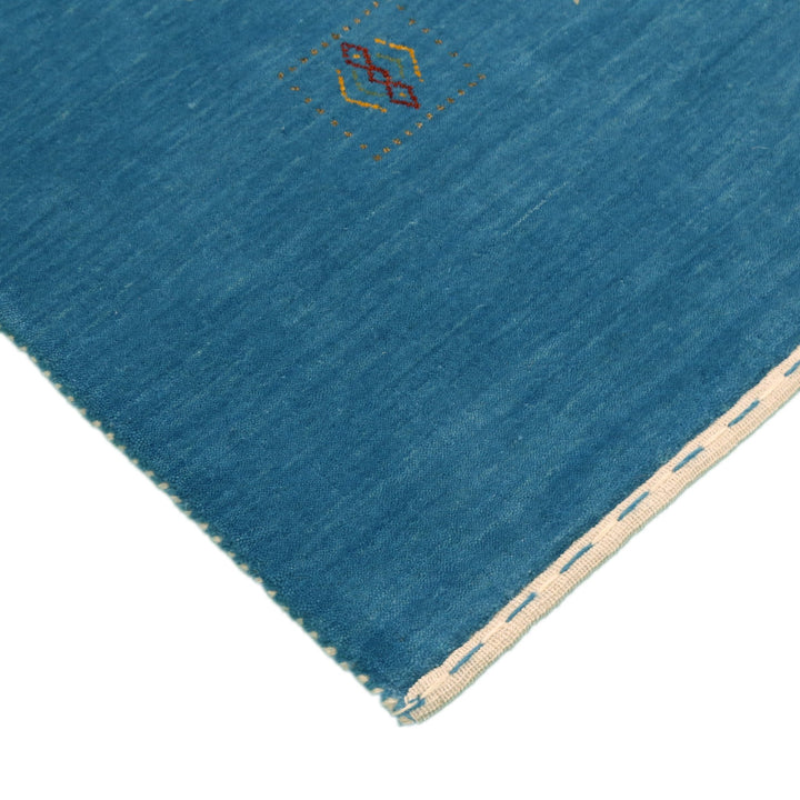 Blue Tribal Design Hand Loomed Wool Area Rug - The Rug Decor