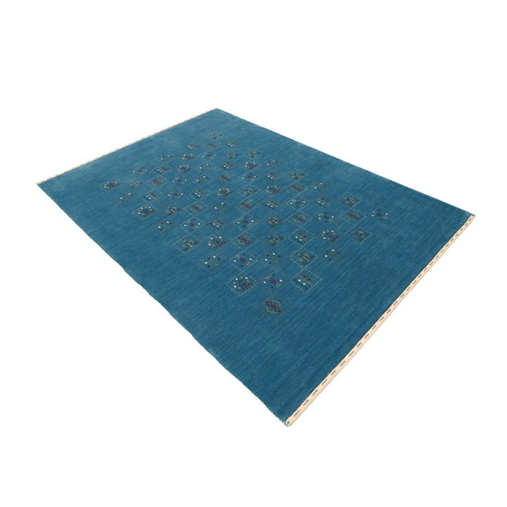 Blue Tribal Design Hand Loomed Wool Area Rug - The Rug Decor