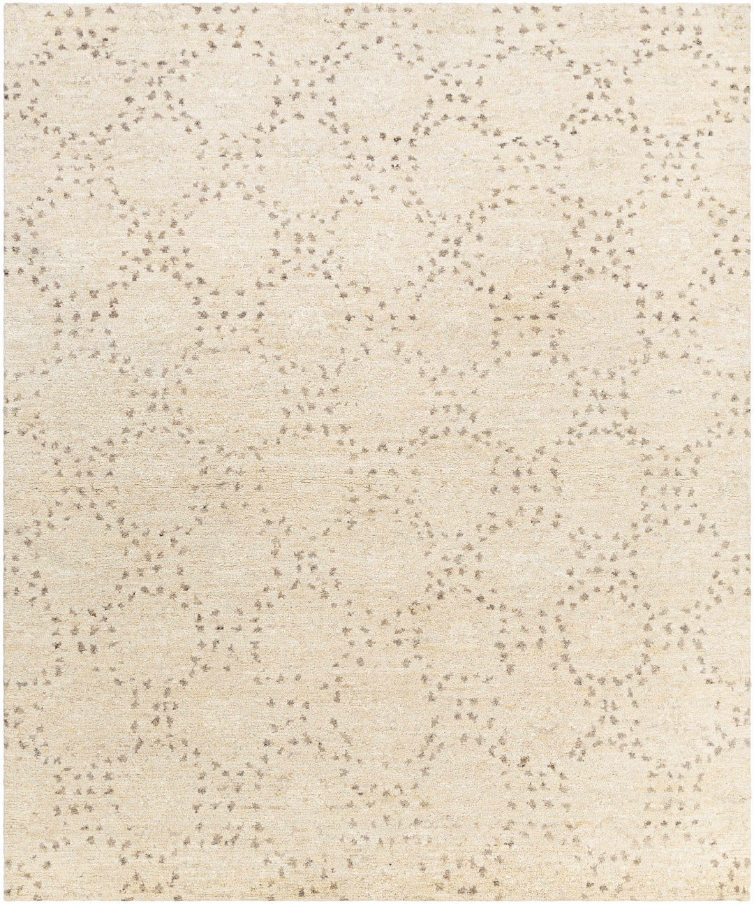 Banksia Beige Modern Style Hand Knotted Wool Area Rug