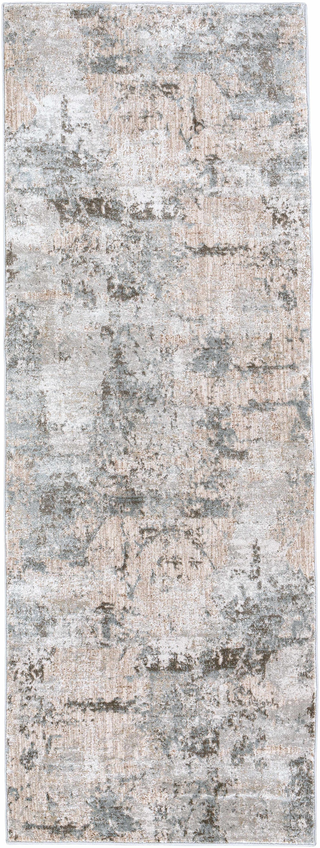 Bennet Modern Abstract Design Gray Area Rug