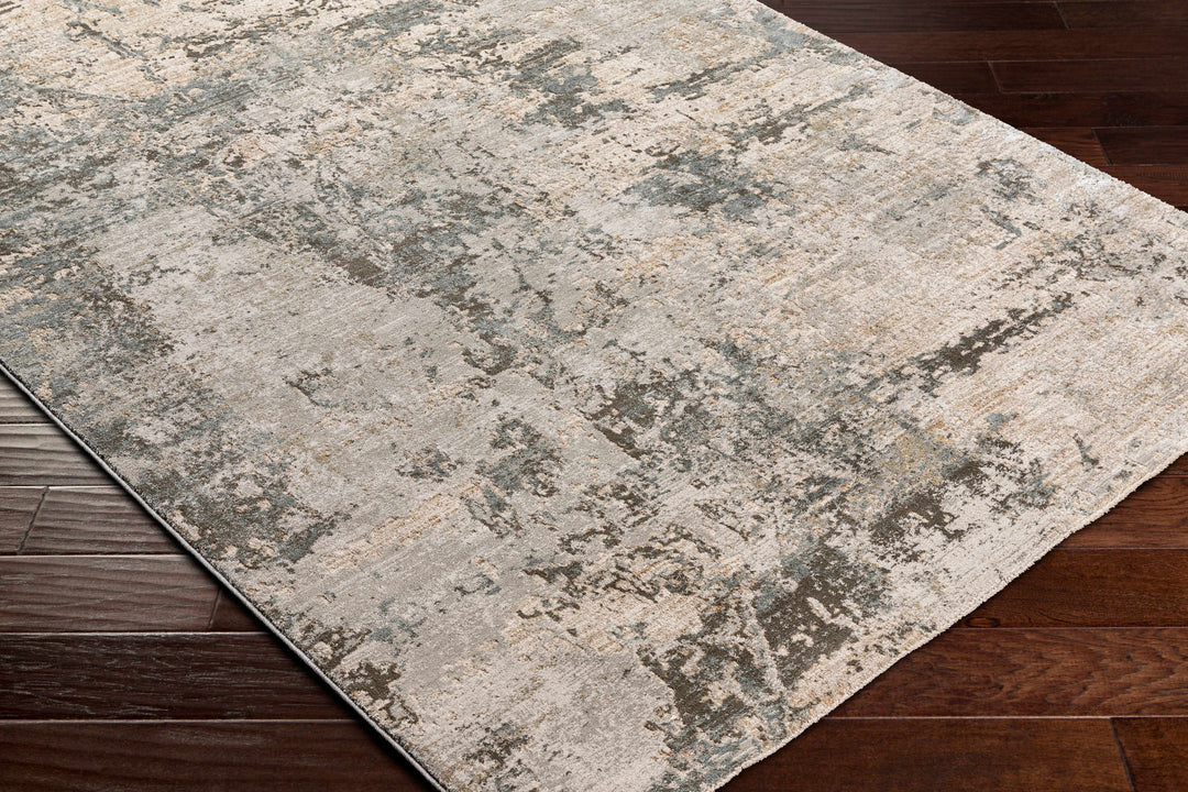 Bennet Modern Abstract Design Gray Area Rug