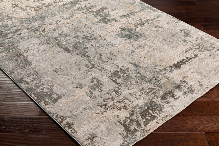 Bennet Modern Abstract Design Gray Area Rug