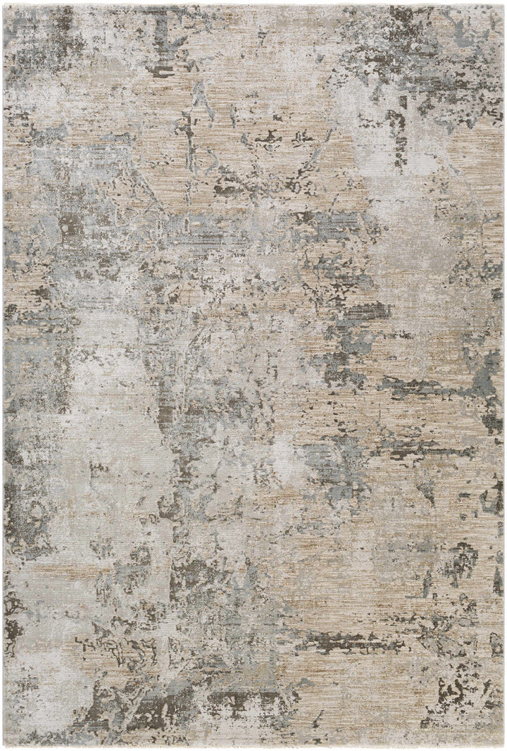 Bennet Modern Abstract Design Gray Area Rug