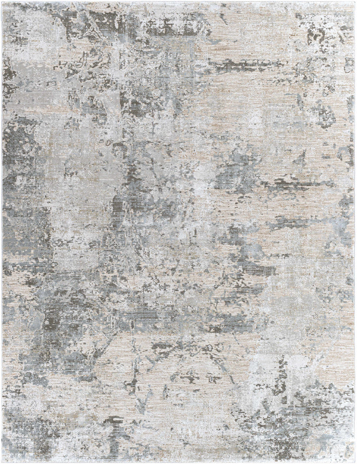 Bennet Modern Abstract Design Gray Area Rug