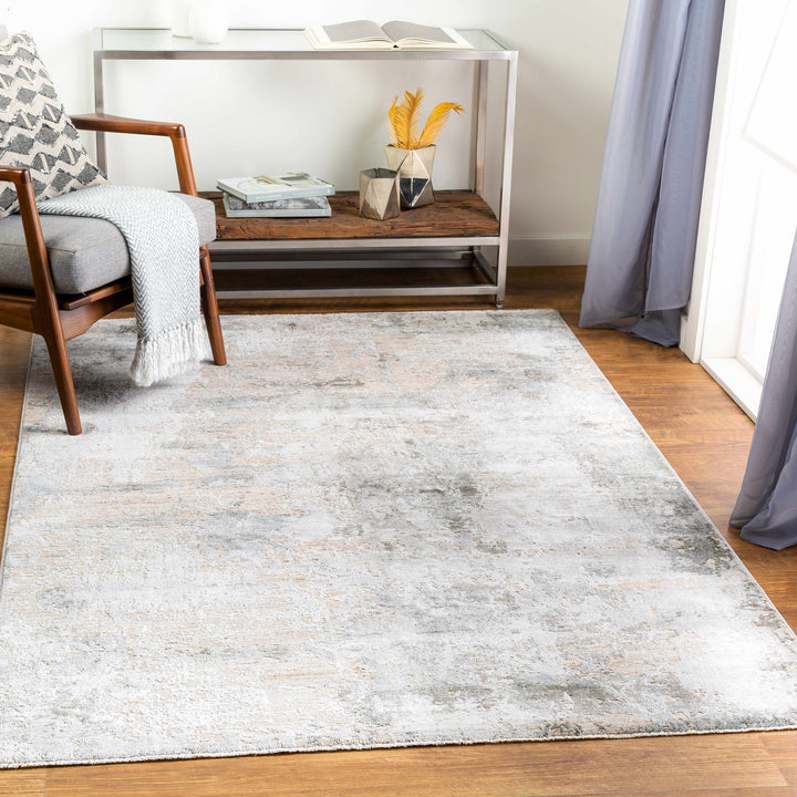 Bennet Modern Abstract Design Gray Area Rug
