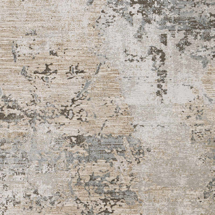 Bennet Modern Abstract Design Gray Area Rug