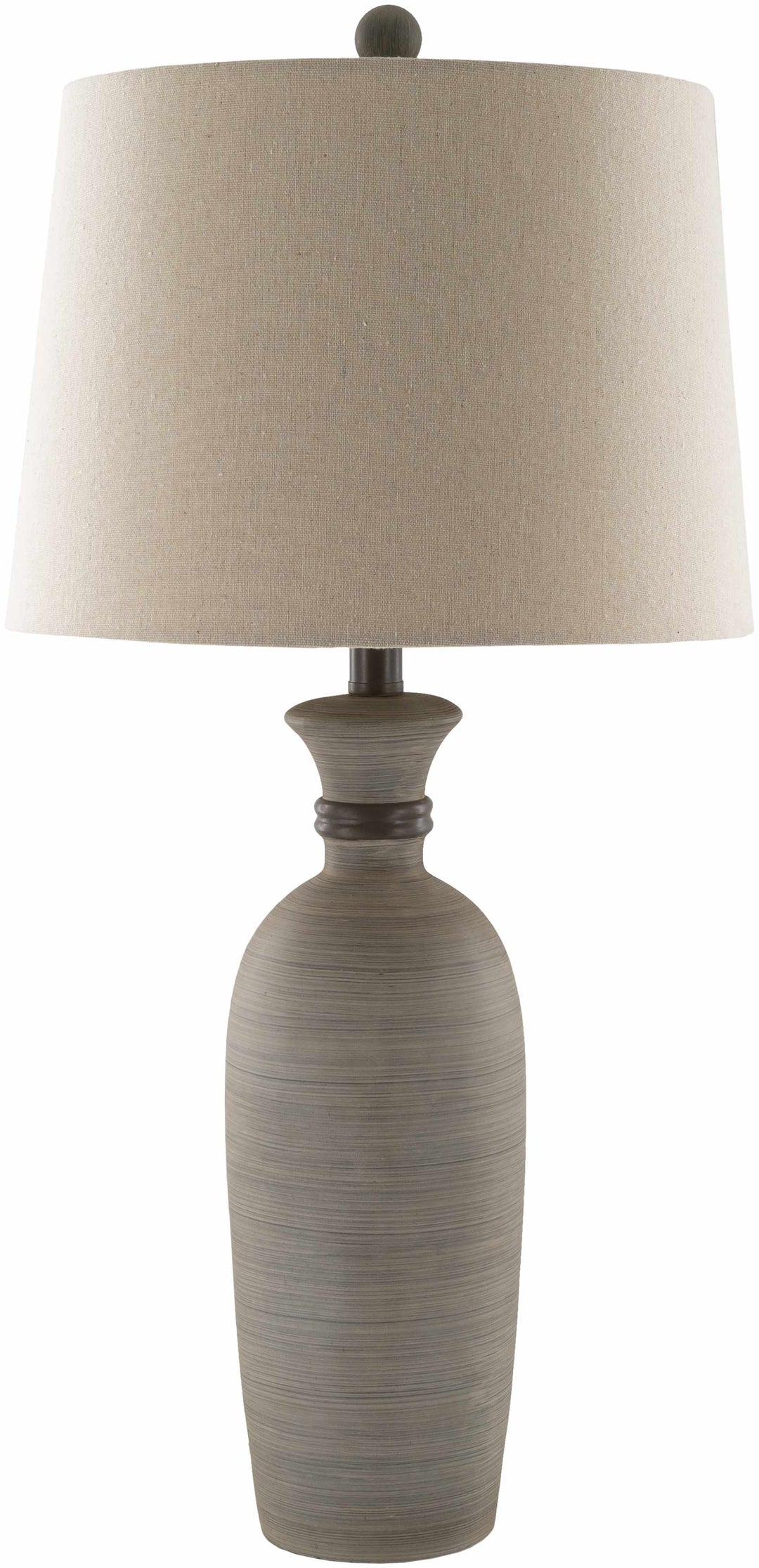 Mambog Gray Resin Table Lamp | Traditional Accent Lighting