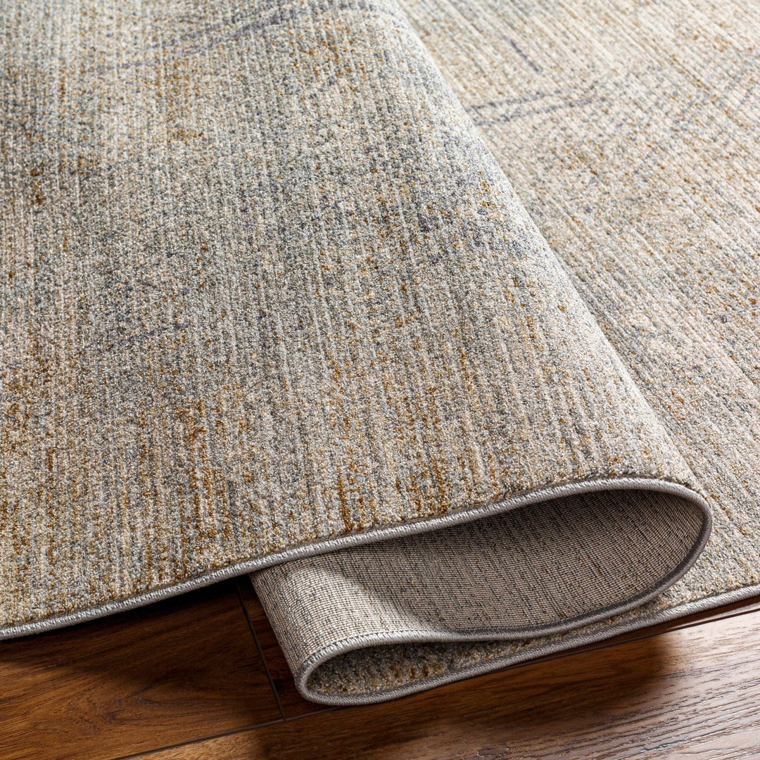 Bobby Thick Luxe Modern Abstract Beige & Gray Rug - The Rug Decor