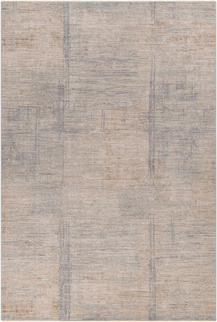 Bobby Thick Luxe Modern Abstract Beige & Gray Rug - The Rug Decor