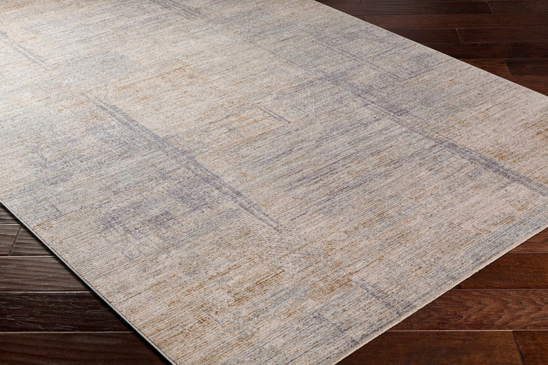 Bobby Thick Luxe Modern Abstract Beige & Gray Rug - The Rug Decor
