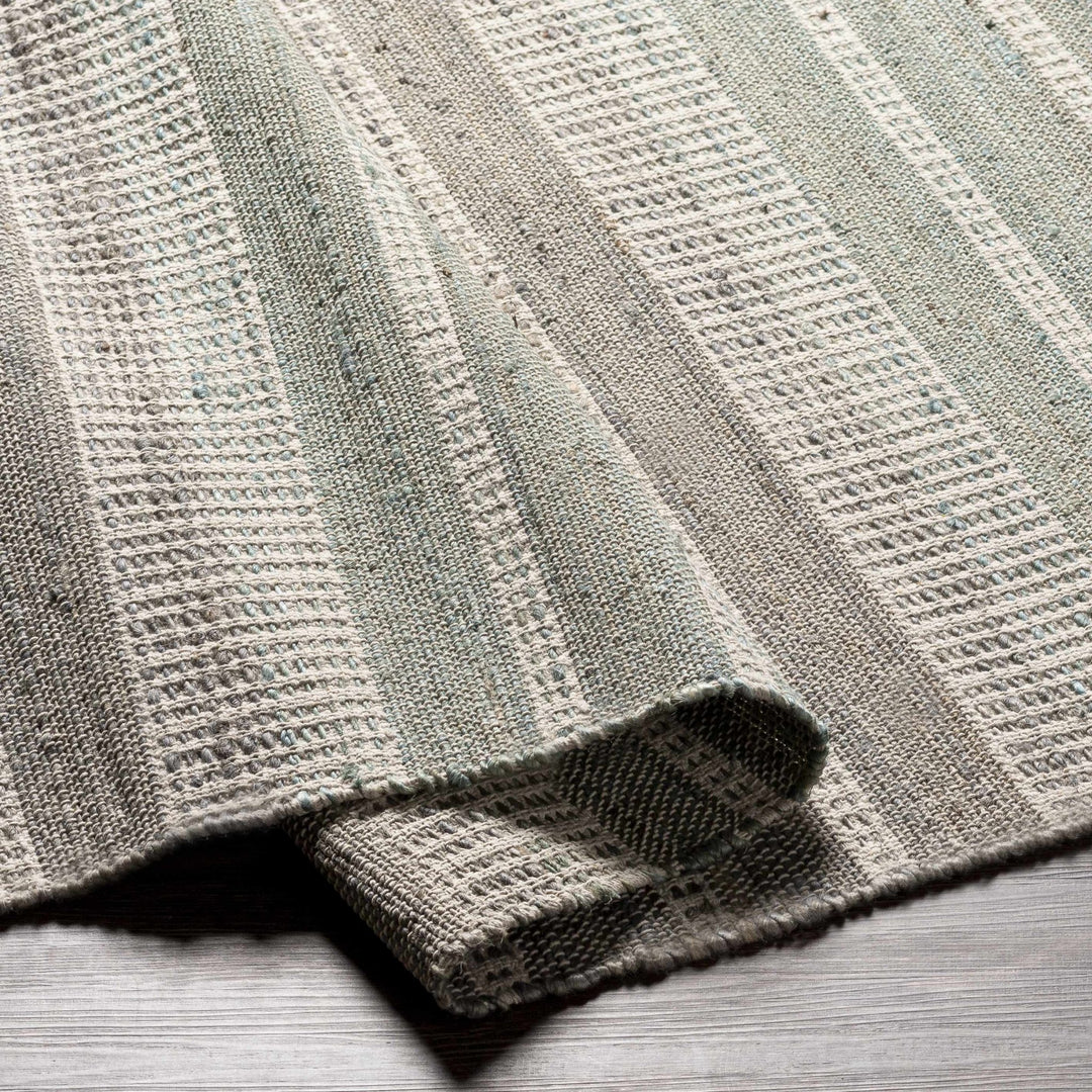 Bocana Modern Stripe Pattern Peach Hand Woven Jute Rug - The Rug Decor