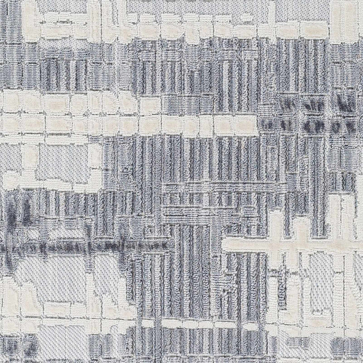 Bodhi Modern Abstract Design Gray & White Rug - The Rug Decor