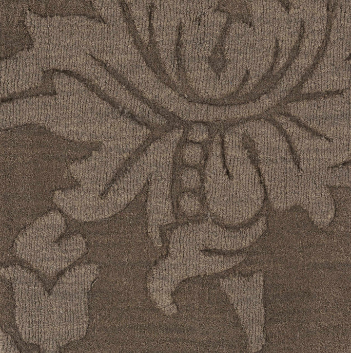 Bohannon Modern Floral Design Brown Hand Loomed Area Rug - The Rug Decor