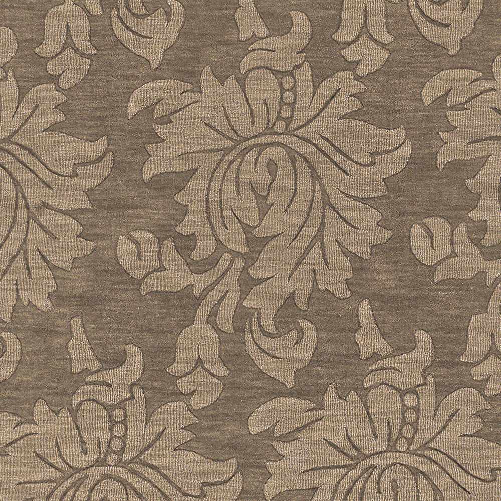 Bohannon Modern Floral Design Brown Hand Loomed Area Rug - The Rug Decor