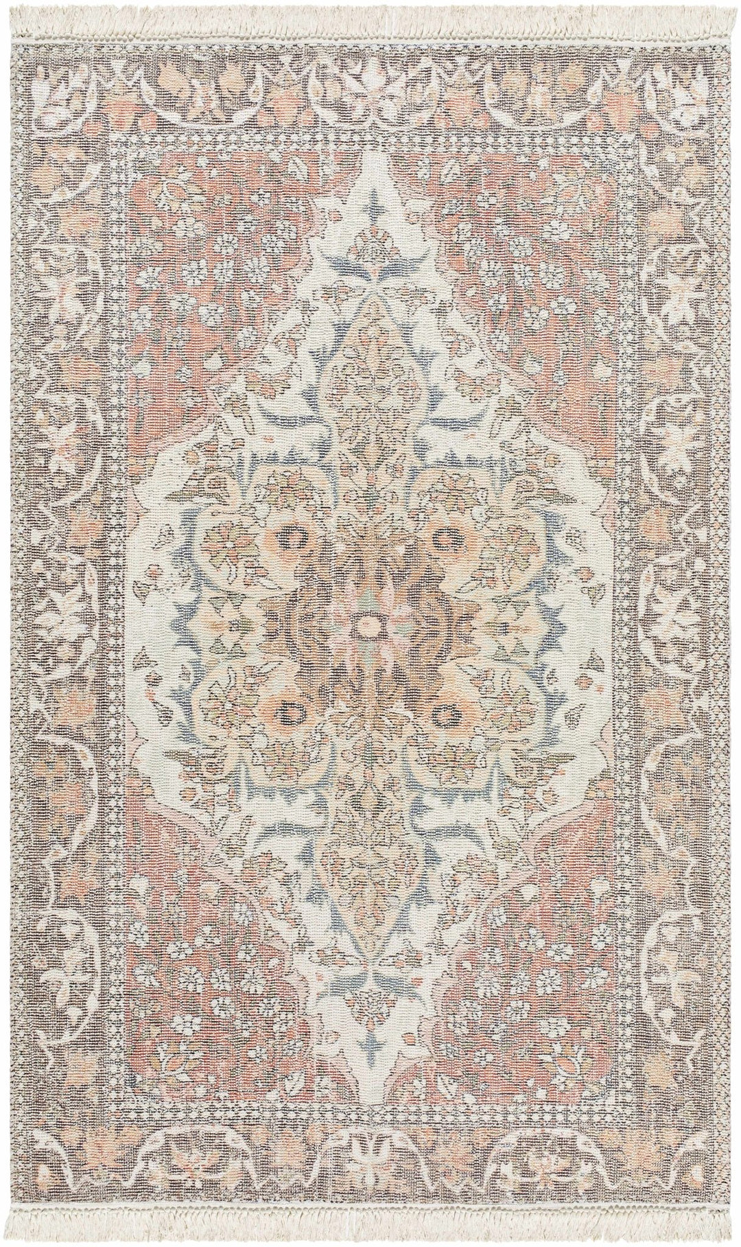 Bohdan Traditional Rust And Ivory Rug - The Rug Decor