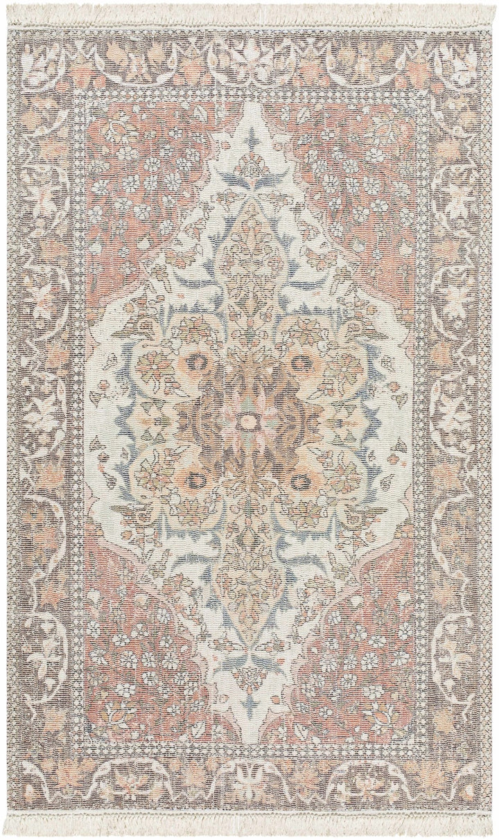 Bohdan Traditional Rust And Ivory Rug - The Rug Decor
