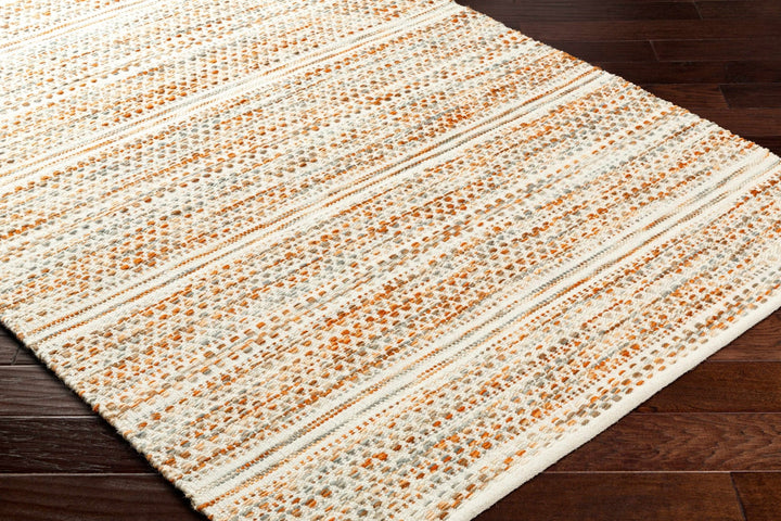 Bohemian Style Beige Hand Woven Wool Area Rug - The Rug Decor