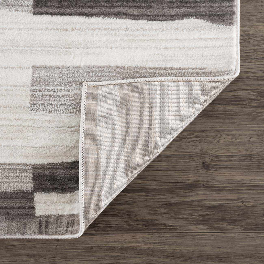 Bojana Modern Stripe Pattern Black Rug - The Rug Decor