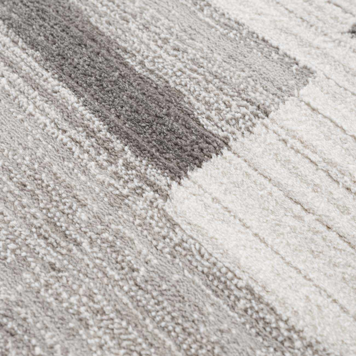 Bojana Modern Stripe Pattern Black Rug - The Rug Decor