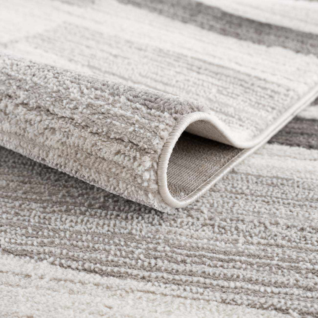 Bojana Modern Stripe Pattern Black Rug - The Rug Decor