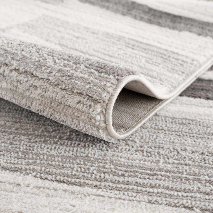 Bojana Modern Stripe Pattern Black Rug - The Rug Decor