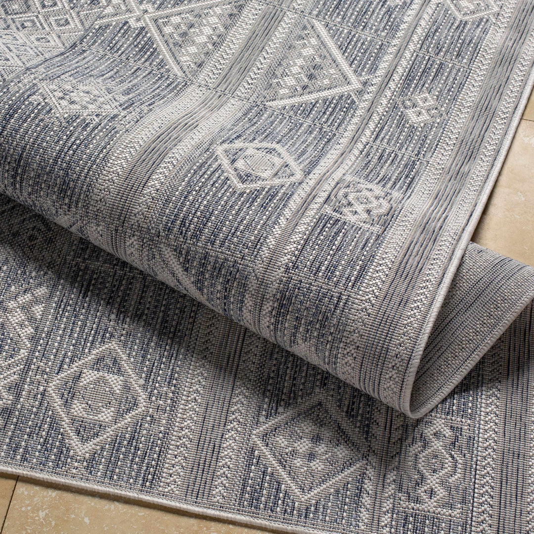 Bokod Contemporary Geometrical Gray Area Rug - The Rug Decor