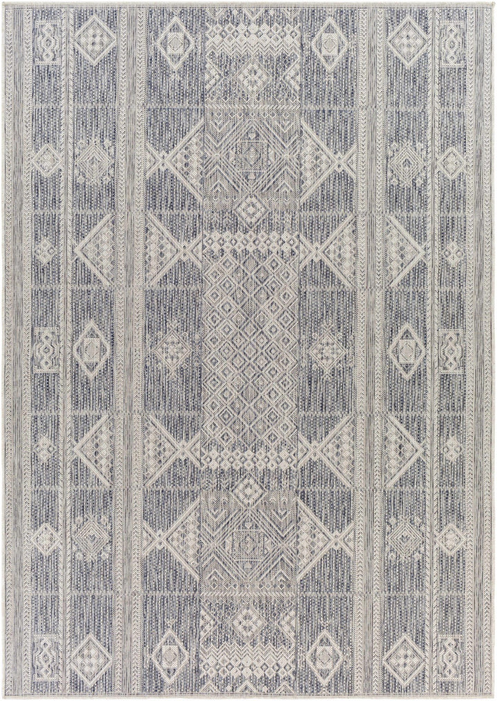 Bokod Contemporary Geometrical Gray Area Rug - The Rug Decor