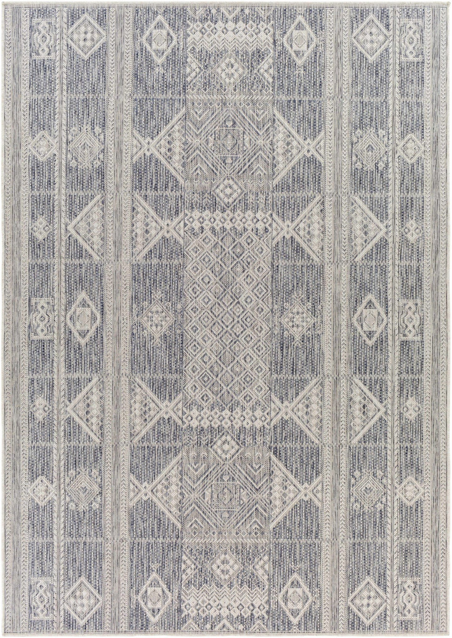 Bokod Contemporary Geometrical Gray Area Rug - The Rug Decor