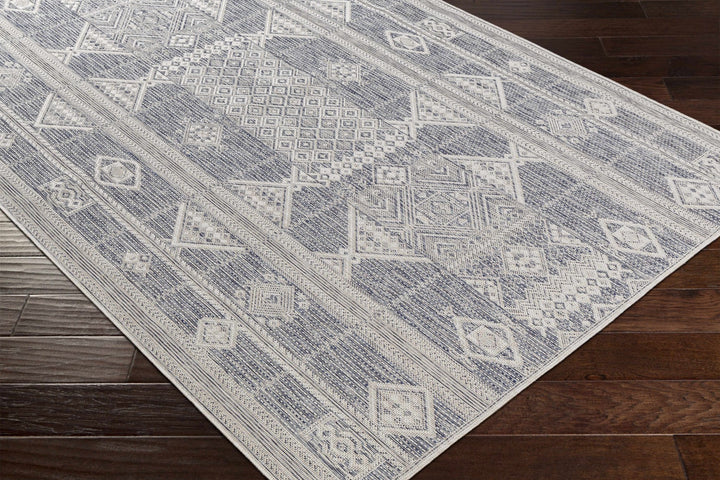 Bokod Contemporary Geometrical Gray Area Rug - The Rug Decor