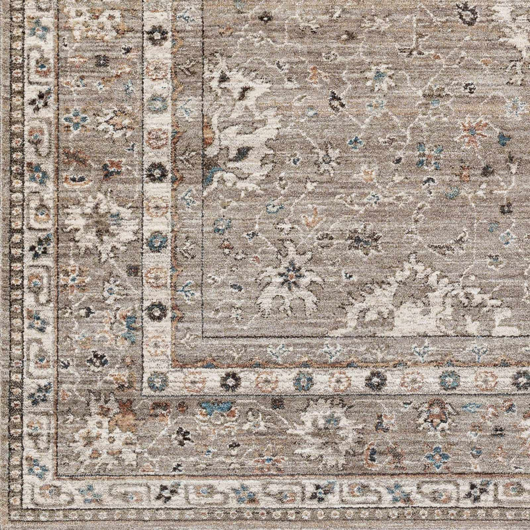 Bolitoc Traditional Design Charcoal & Ivory Rug - The Rug Decor