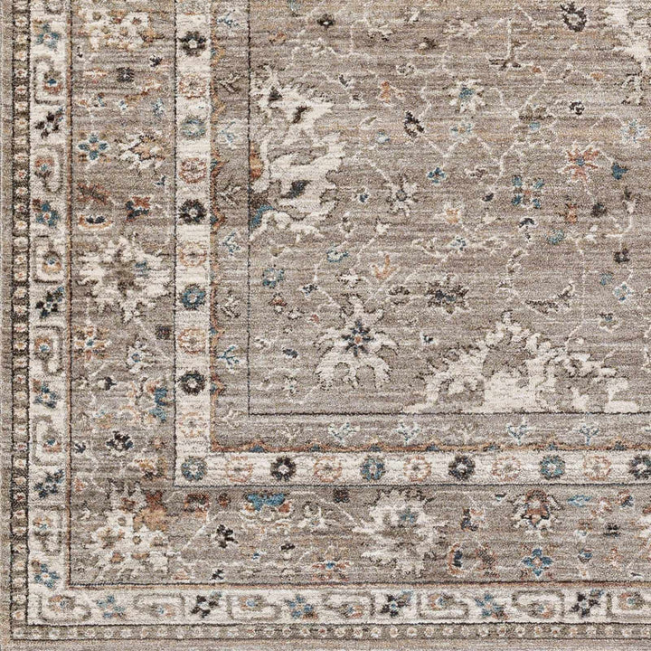 Bolitoc Traditional Design Charcoal & Ivory Rug - The Rug Decor