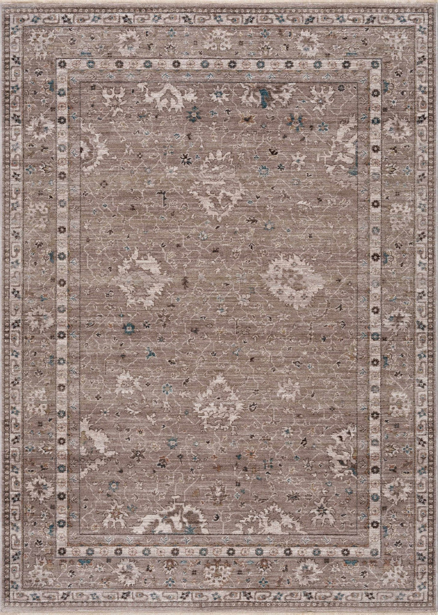 Bolitoc Traditional Design Charcoal & Ivory Rug - The Rug Decor