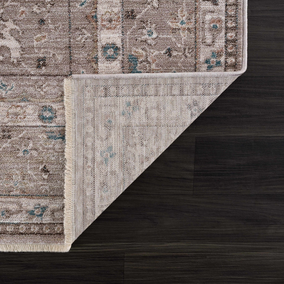 Bolitoc Traditional Design Charcoal & Ivory Rug - The Rug Decor