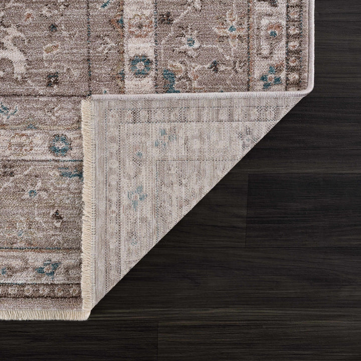 Bolitoc Traditional Design Charcoal & Ivory Rug - The Rug Decor
