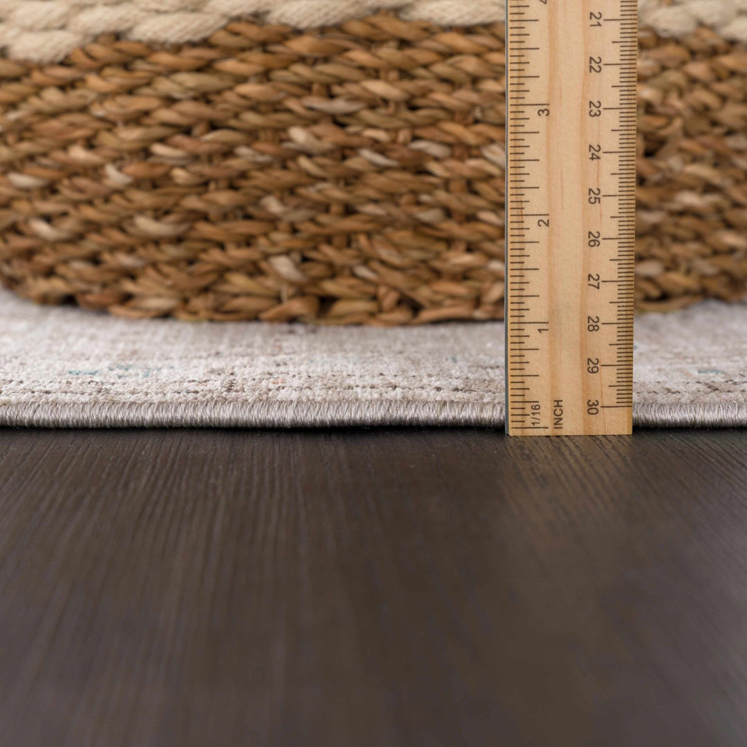 Bolitoc Traditional Design Charcoal & Ivory Rug - The Rug Decor