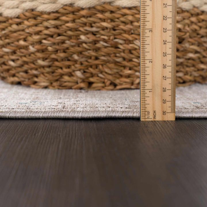 Bolitoc Traditional Design Charcoal & Ivory Rug - The Rug Decor